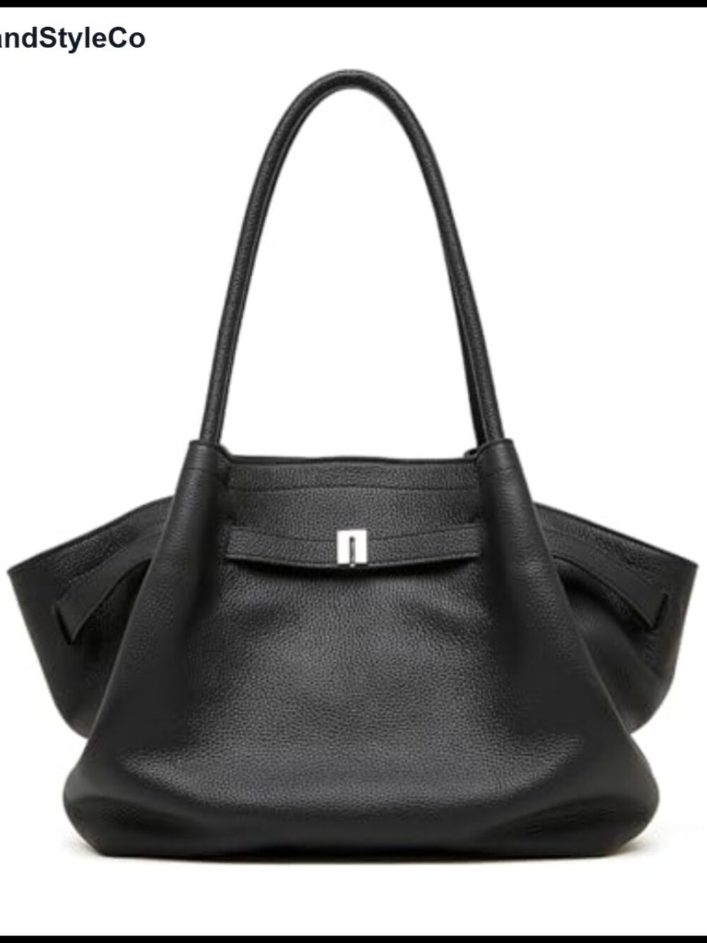 Genuine Leather Work Tote Bag for Women Magnetic Closure Spacious Pockets